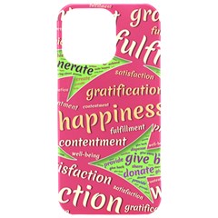 Fulfillment Satisfaction Happiness Iphone 15 Pro Max Black Uv Print Pc Hardshell Case by Paksenen