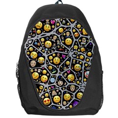 Mental Emojis Emoticons Icons Backpack Bag by Paksenen