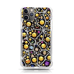 Mental Emojis Emoticons Icons Iphone 11 Pro 5 8 Inch Tpu Uv Print Case by Paksenen