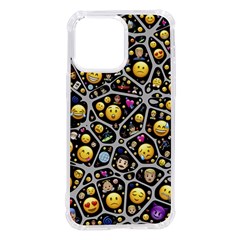 Mental Emojis Emoticons Icons Iphone 14 Pro Max Tpu Uv Print Case by Paksenen