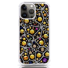 Mental Emojis Emoticons Icons Iphone 13 Pro Max Tpu Uv Print Case by Paksenen