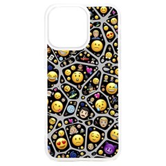 Mental Emojis Emoticons Icons Iphone 15 Plus Tpu Uv Print Case by Paksenen