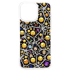 Mental Emojis Emoticons Icons Iphone 15 Pro Max Tpu Uv Print Case by Paksenen