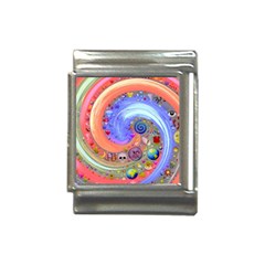 Swirl Vortex Emoji Cyclone Motion Italian Charm (13mm) by Paksenen