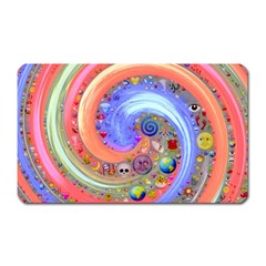 Swirl Vortex Emoji Cyclone Motion Magnet (rectangular) by Paksenen