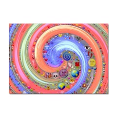 Swirl Vortex Emoji Cyclone Motion Sticker A4 (100 Pack) by Paksenen