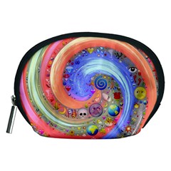 Swirl Vortex Emoji Cyclone Motion Accessory Pouch (medium)