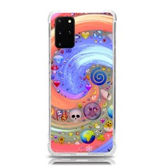 Swirl Vortex Emoji Cyclone Motion Samsung Galaxy S20 Plus 6 7 Inch Tpu Uv Case by Paksenen