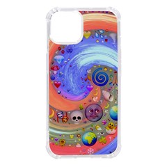 Swirl Vortex Emoji Cyclone Motion Iphone 14 Tpu Uv Print Case by Paksenen