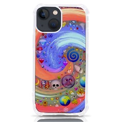 Swirl Vortex Emoji Cyclone Motion Iphone 13 Mini Tpu Uv Print Case by Paksenen