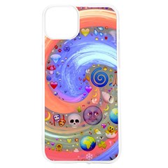 Swirl Vortex Emoji Cyclone Motion Iphone 15 Tpu Uv Print Case by Paksenen