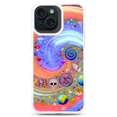 Swirl Vortex Emoji Cyclone Motion Iphone 15 Plus Tpu Uv Print Case by Paksenen