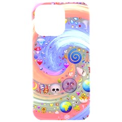 Swirl Vortex Emoji Cyclone Motion Iphone 15 Pro Max Black Uv Print Pc Hardshell Case