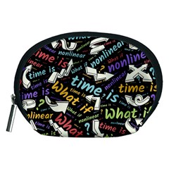 Time Nonlinear Curved Linear Accessory Pouch (medium)