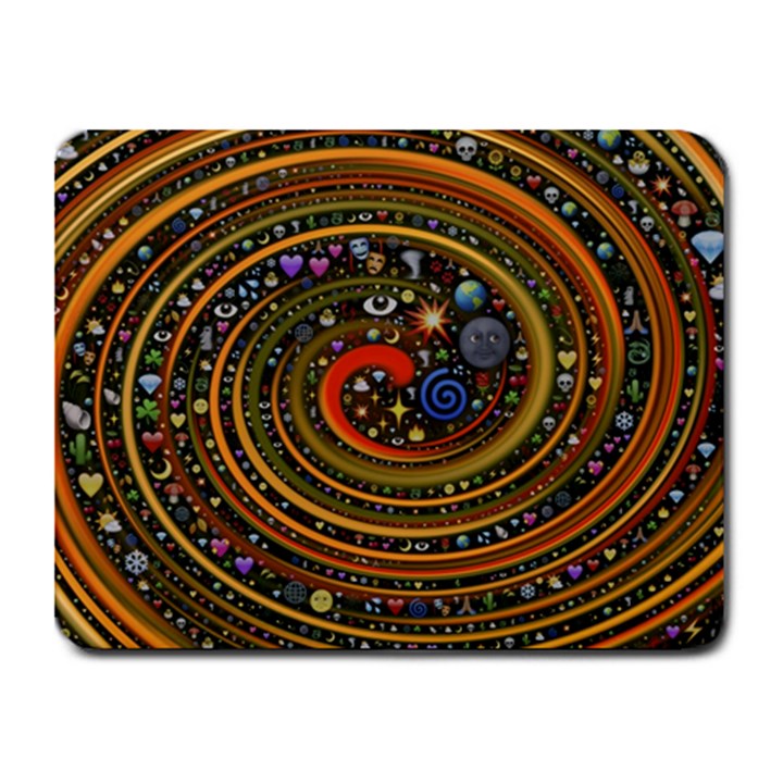 Swirl Vortex Emoji Cyclone Motion Art Small Mousepad