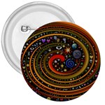 Swirl Vortex Emoji Cyclone Motion Art 3  Buttons Front