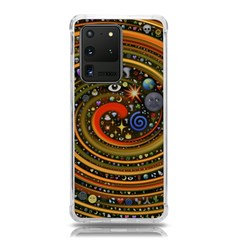 Swirl Vortex Emoji Cyclone Motion Art Samsung Galaxy S20 Ultra 6 9 Inch Tpu Uv Case by Paksenen