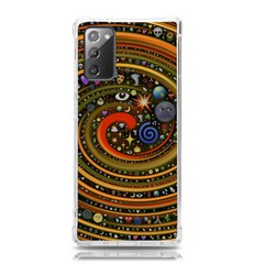 Swirl Vortex Emoji Cyclone Motion Art Samsung Galaxy Note 20 Tpu Uv Case by Paksenen