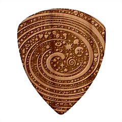 Swirl Vortex Emoji Cyclone Motion Art Wood Guitar Pick (set Of 10) by Paksenen