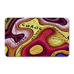 Chaos Unknown Unfamiliar Strange Magnet (rectangular) by Paksenen