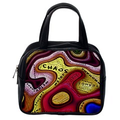 Chaos Unknown Unfamiliar Strange Classic Handbag (one Side) by Paksenen