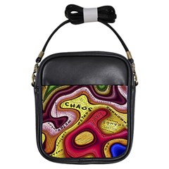 Chaos Unknown Unfamiliar Strange Girls Sling Bag by Paksenen