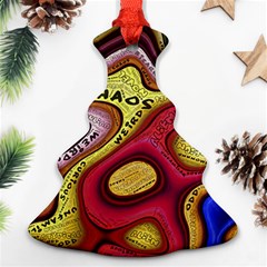 Chaos Unknown Unfamiliar Strange Christmas Tree Ornament (two Sides)