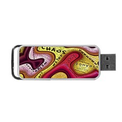 Chaos Unknown Unfamiliar Strange Portable Usb Flash (one Side) by Paksenen