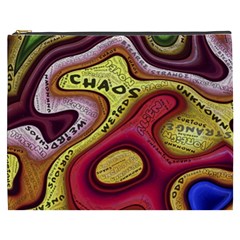 Chaos Unknown Unfamiliar Strange Cosmetic Bag (xxxl) by Paksenen