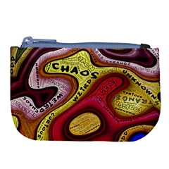 Chaos Unknown Unfamiliar Strange Large Coin Purse by Paksenen