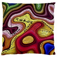 Chaos Unknown Unfamiliar Strange 16  Baby Flannel Cushion Case (two Sides)