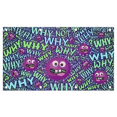 Why Not Question Reason Banner And Sign 7  X 4  by Paksenen