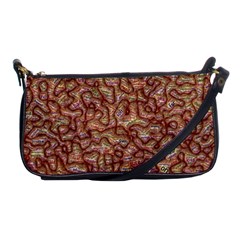 Mind Brain Thought Mental Shoulder Clutch Bag by Paksenen