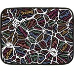 Mental Human Experience Mindset Two Sides Fleece Blanket (Mini) 35 x27  Blanket Front