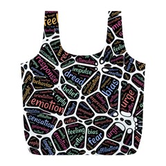 Mental Human Experience Mindset Full Print Recycle Bag (l) by Paksenen