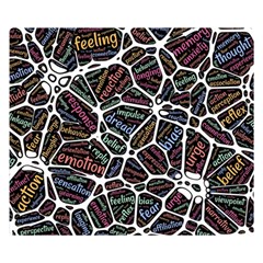 Mental Human Experience Mindset Two Sides Premium Plush Fleece Blanket (kids Size) by Paksenen