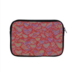 Love Hearts Valentines Connection Apple Macbook Pro 15  Zipper Case by Paksenen