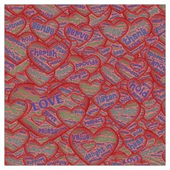 Love Hearts Valentines Connection Lightweight Scarf  by Paksenen