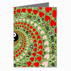 Love Avatars Characters Roles Yin Yang Greeting Card by Paksenen