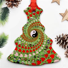 Love Avatars Characters Roles Yin Yang Ornament (christmas Tree) 