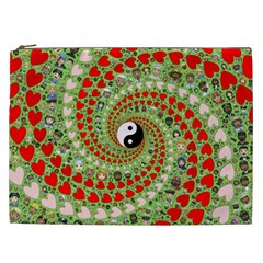 Love Avatars Characters Roles Yin Yang Cosmetic Bag (xxl) by Paksenen