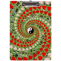 Love Avatars Characters Roles Yin Yang A4 Acrylic Clipboard by Paksenen