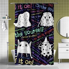 Experience Feeling Clothing Self Shower Curtain 48  X 72  (small)  by Paksenen