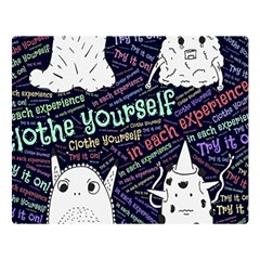 Experience Feeling Clothing Self Two Sides Premium Plush Fleece Blanket (large) by Paksenen