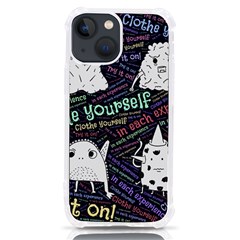 Experience Feeling Clothing Self Iphone 13 Mini Tpu Uv Print Case by Paksenen