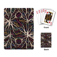 Mental Human Experience Mindset Pattern Playing Cards Single Design (rectangle)