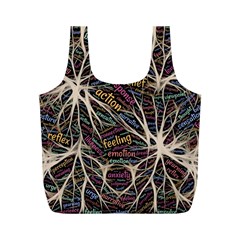 Mental Human Experience Mindset Pattern Full Print Recycle Bag (m) by Paksenen