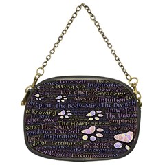 Footprints Path Mystery Unknown Chain Purse (one Side) by Paksenen