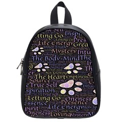 Footprints Path Mystery Unknown School Bag (small) by Paksenen