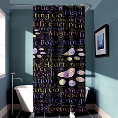 Footprints Path Mystery Unknown Shower Curtain 36  X 72  (stall)  by Paksenen